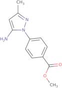 Methyl 4-(5-amino-3-methyl-1H-pyrazol-1-yl)benzoate