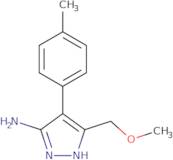 3-(Methoxymethyl)-4-(4-methylphenyl)-1H-pyrazol-5-amine