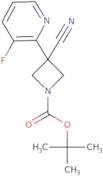 1-Boc-3-(3-fluoro-2-pyridyl)azetidine-3-carbonitrile