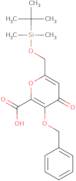 3-(Benzyloxy)-6-(((tert-butyldimethylsilyl)oxy)methyl)-4-oxo-4H-pyran-2-carboxylic acid