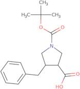 4-Benzyl-1-[(tert-butoxy)carbonyl]pyrrolidine-3-carboxylic acid