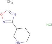-3(5-Methyl-1,2,4-Oxadiazol-3-Yl)Piperidine Hydrochloride