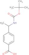 4-(1-{[(tert-butoxy)carbonyl]amino}ethyl)benzoic acid