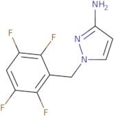 1-[(2,3,5,6-Tetrafluorophenyl)methyl]-1H-pyrazol-3-amine