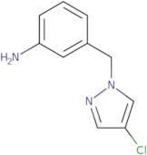 3-[(4-Chloro-1H-pyrazol-1-yl)methyl]aniline