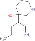 3-(1-Aminopentan-2-yl)piperidin-3-ol