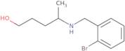 4-{[(2-Bromophenyl)methyl]amino}pentan-1-ol