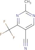 2-Methyl-4-(trifluoromethyl)pyrimidine-5-carbonitrile