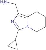 (3-Cyclopropyl-5,6,7,8-tetrahydroimidazo[1,5-a]pyridin-1-yl)methanamine
