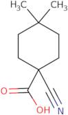 1-Cyano-4,4-dimethylcyclohexane-1-carboxylic acid