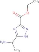 Ethyl 5-(1-aminoethyl)-1H-1,2,4-triazole-3-carboxylate