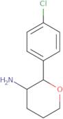 2-(4-Chlorophenyl)oxan-3-amine