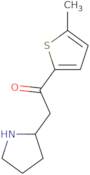 1-(5-Methylthiophen-2-yl)-2-pyrrolidin-2-ylethanone