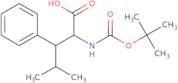 2-{[(tert-Butoxy)carbonyl]amino}-4-methyl-3-phenylpentanoic acid