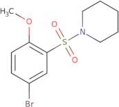 4-Bromo-2-(piperidin-1-ylsulphonyl)anisole