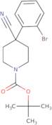 tert-Butyl 4-(2-bromophenyl)-4-cyano-1-piperidinecarboxylate