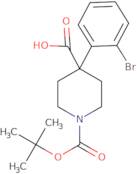 N-Boc-4-(2-bromophenyl)-piperidine-4-carboxylic acid