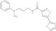 5-(Furan-2-yl)-N-{3-[methyl(phenyl)amino]propyl}-1,2-oxazole-3-carboxamide