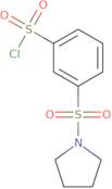 3-(Pyrrolidine-1-sulfonyl)benzene-1-sulfonyl chloride