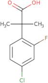 2-(4-Chloro-2-fluorophenyl)-2-methylpropanoic acid