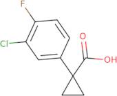 1-(3-Chloro-4-fluorophenyl)cyclopropane-1-carboxylic acid