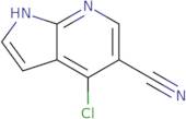 4-Chloro-1H-pyrrolo[2,3-b]pyridine-5-carbonitrile