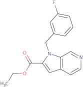 Ethyl 1-[(3-fluorophenyl)methyl]-1H-pyrrolo[2,3-c]pyridine-2-carboxylate