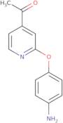 1-[2-(4-aminophenoxy)pyridin-4-yl]ethan-1-one