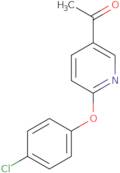 1-[6-(4-chlorophenoxy)pyridin-3-yl]ethan-1-one