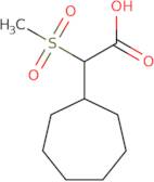 2-Cycloheptyl-2-methanesulfonylacetic acid