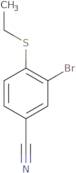 3-Bromo-4-(ethylsulfanyl)benzonitrile