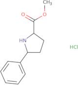 (2S,5S)-Methyl 5-phenylpyrrolidine-2-carboxylate hydrochloride