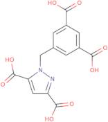 1-(3,5-Dicarboxybenzyl)-1H-pyrazole-3,5-dicarboxylic acid