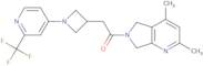 1-{2,4-Dimethyl-5H,6H,7H-pyrrolo[3,4-b]pyridin-6-yl}-2-{1-[2-(trifluoromethyl)pyridin-4-yl]azeti...