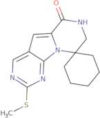 2'-(Methylthio)-7',8'-dihydro-6'H-spiro[cyclohexane-1,9'-pyrazino[1',2':1,5]pyrrolo[2,3-d]pyrimi...