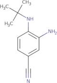 3-Amino-4-(tert-butylamino)benzonitrile