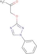 1-[(1-Phenyl-1H-1,2,4-triazol-3-yl)oxy]propan-2-one