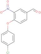 4-(4-Chlorophenoxy)-3-nitrobenzenecarbaldehyde