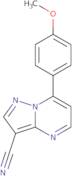 7-(4-Methoxyphenyl)pyrazolo[1,5-a]pyrimidine-3-carbonitrile