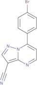 7-(4-Bromophenyl)pyrazolo[1,5-a]pyrimidine-3-carbonitrile