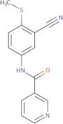 N-(3-Cyano-4-(methylsulfanyl)phenyl)nicotinamide