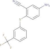 5-Amino-2-{[3-(trifluoromethyl)phenyl]sulfanyl}benzonitrile