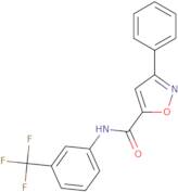 3-Phenyl-N-[3-(trifluoromethyl)phenyl]-1,2-oxazole-5-carboxamide