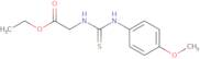 Ethyl 2-{[(4-methoxyanilino)carbothioyl]amino}acetate