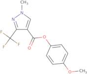 4-Methoxyphenyl 1-methyl-3-(trifluoromethyl)-1H-pyrazole-4-carboxylate