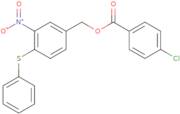 3-Nitro-4-(phenylsulfanyl)benzyl 4-chlorobenzenecarboxylate