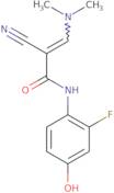 (E)-2-Cyano-3-(dimethylamino)-N-(2-fluoro-4-hydroxyphenyl)-2-propenamide