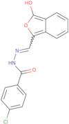 4-Chloro-N'-{[3-oxo-2-benzofuran-1(3H)-yliden]methyl}benzenecarbohydrazide