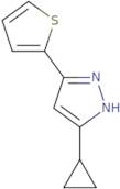 5-Cyclopropyl-3-(thiophen-2-yl)-1H-pyrazole