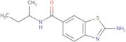 2-Aminobenzothiazole-6-carboxylic acidsec-butylamide